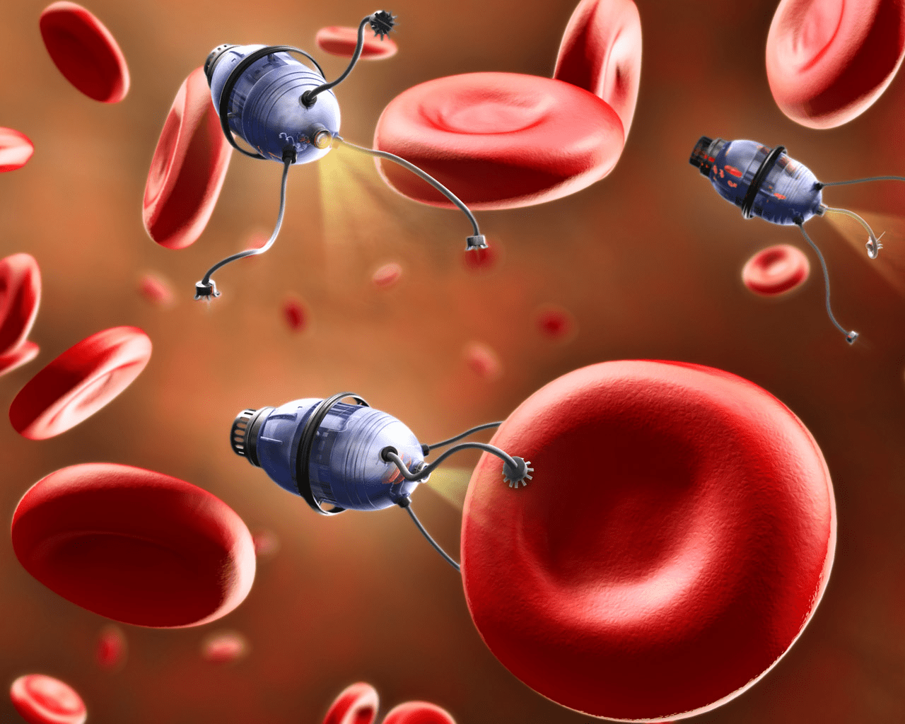 Medical professional working with advanced diagnostic equipment